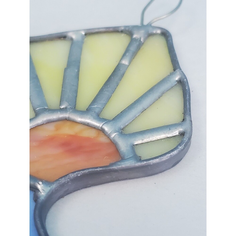 Stained Glass New Jersey State Suncatcher Sunburst Landscape Hanging Art Decor - Picture 3 of 6